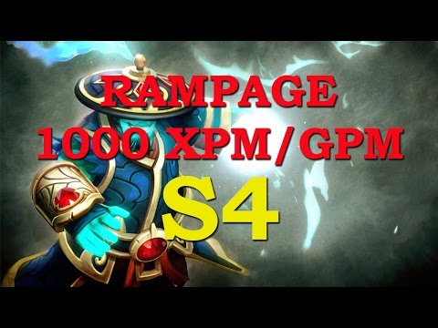 S4 Dota 2 Storm Spirit - "RAMPAGE" 1000 XPM/GPM