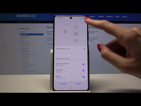 Cómo poner una alarma en Samsung Galaxy S10 Lite - activar despertador