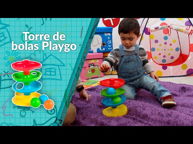 Vídeo relacionado con Juguete Infantil de Lanzamiento de Bolas - Torre De Bolas Juego De Aprendizaje Temprano - Juego de Mesa Apilable Interactivo para Niños de 3+ Años