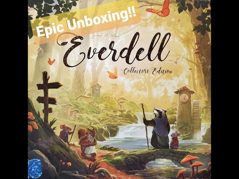 Everdell Board Game Unboxing - Collector's Edition
