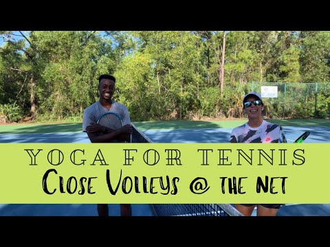 Yoga for Tennis Players On Court - Close volleys at the net