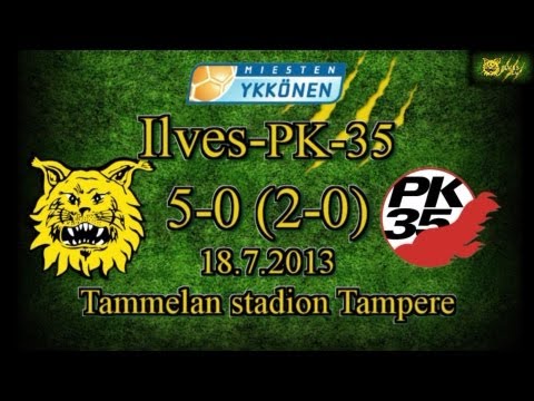 Ilves-PK-35 5-0 (2-0) 18.7.2013 ykkönen maalikooste