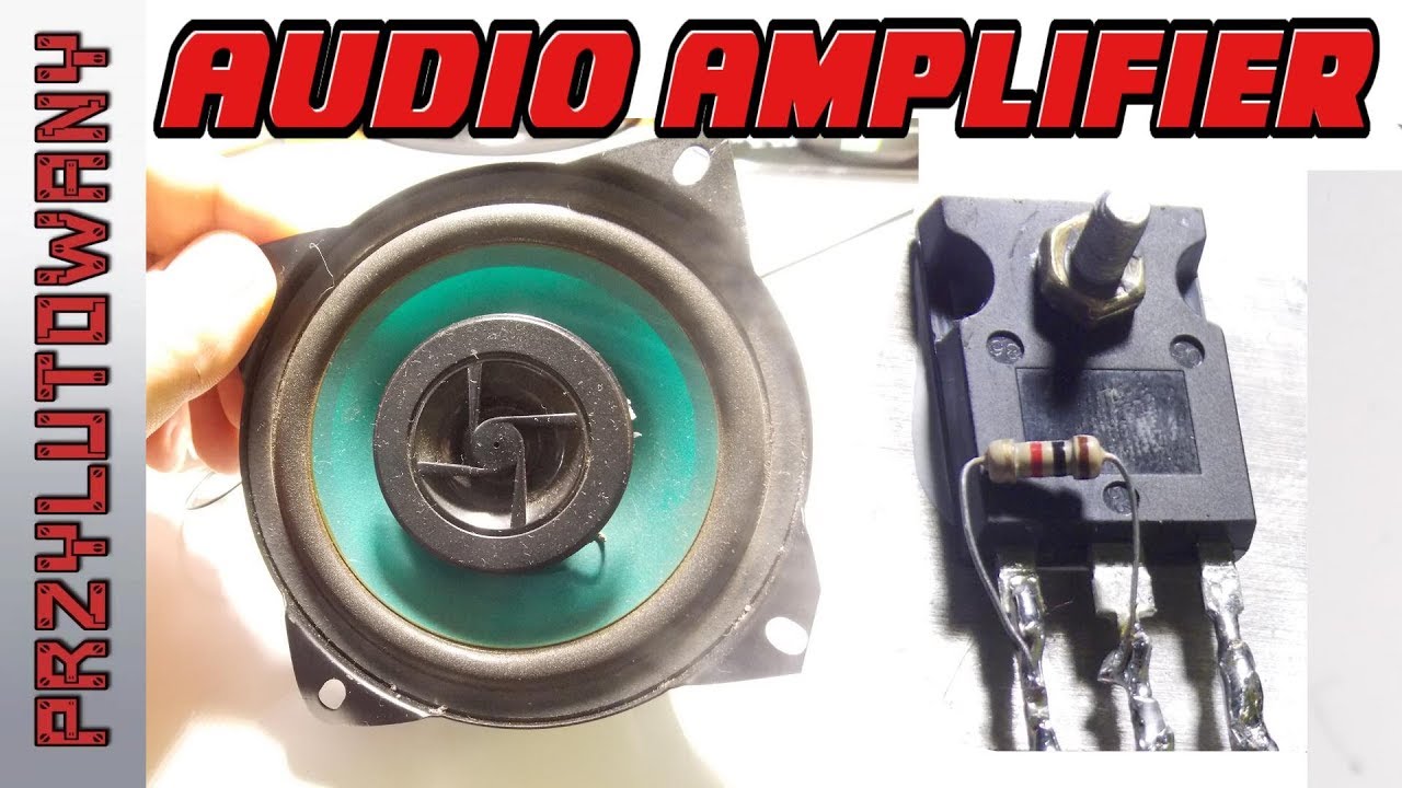 Prosty  Wzmacniacz Audio DIY.  (trzy elementy)
