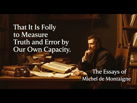 Video thumbnail for Essays of Michel de Montaigne (Chap. 1.27)