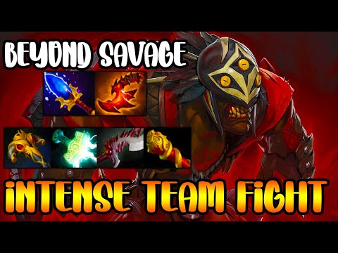 BEYOND SAVAGE - INTENSE TEAM FIGHT - CARRY BLOODSEEKER - DOTA 2 GAMEPLAY