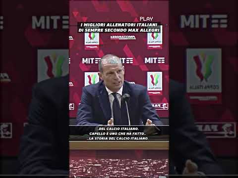 The best Italian coaches of all time according to Allegri! #football #shorts