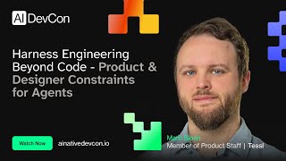 Marc Sloan - Harness engineering beyond code - product & design constraints for agents - AI Native D