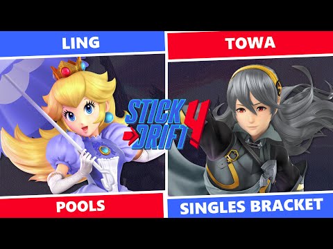 Stick Drift 4: Pools - Ling (Peach) Vs Towa (Corrin) SSBU Singles