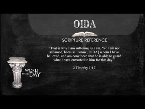 Greek Word of the Day   oida