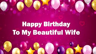Birthday Wishes For Wife || Happy Birthday Wife || WishesMsg.com