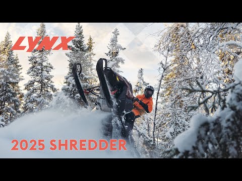 2025 LYNX Shredder DS 3900 850 E-TEC Turbo R PowderMax X-Light 3.0 SHOT in Wasilla, Alaska - Video 1
