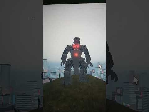 Tin can godzilla (Mecha godzilla 2021) sorry for the bad quality I am new to youtube