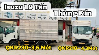 Isuzu 1.9T Thùng Kín | Isuzu Sài Gòn báo giá Isuzu 1.9T Thùng Kín | Isuzu QKR230 và Isuzu QKR210