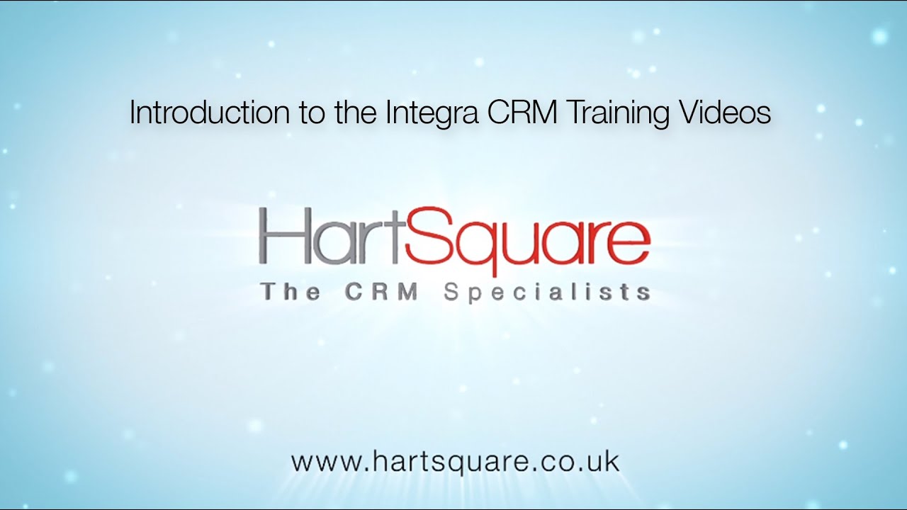 Integra CRM : Training Videos
