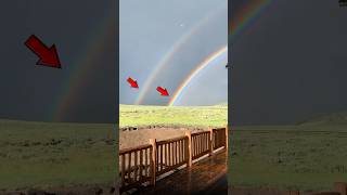 Download lagu Kenapa bisa terjadi muncul 2 pelangi🌈😨#rainbow #amazing #viralshort mp3