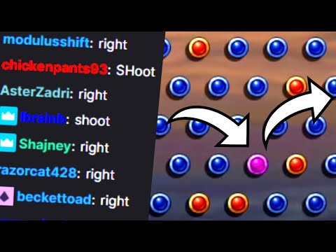Can 3194 Viewers Collectively Beat Peggle?