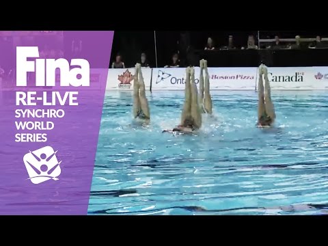 Плавание RE-LIVE | Free Combination — Toronto | FINA Synchronised Swimming World Series 2017