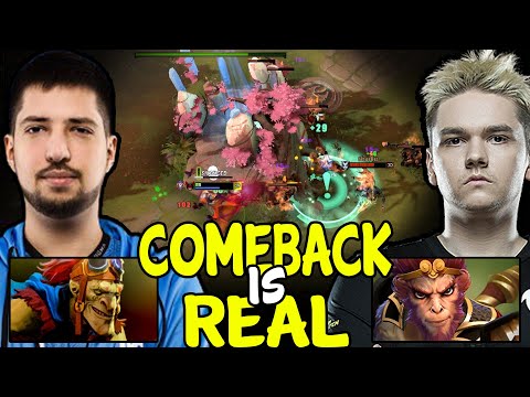 w33 Batrider vs Yatoro Monkey King | COMEBACK IS REAL Intense Game