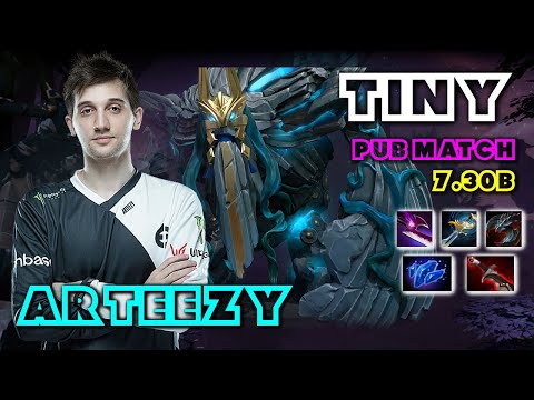 Arteezy | Evil Geniuses | Tiny | Silver Echo Satanic Shard Sange | 21-0 !!! | 7.30 C Dota 2 New META