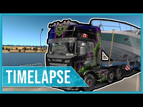 ETS2 Timelapse from Cypres to western Greece - ETS2 Promods