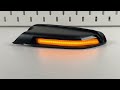 LED dynamické smerovky - Škoda Octavia II. / VW Polo MK4 dymové (2001->) - Video Youtube
