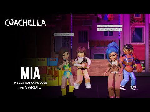 Mia Parrish - Me Gusta/Faking Love (With Vardi B) - Live at UV Coachella 2022