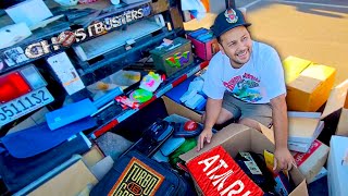 Found BINS full of CONSOLES under a truck