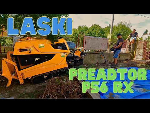 Stump grinding with Laski predator P56 in an inaccessible place | Episode#80