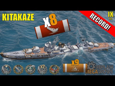 Kitakaze 8 Kills & 262k Damage | World of Warships Gameplay
