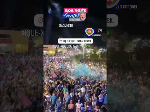 @ACMNETO 44 💙💙 XIQUE-XIQUE BAHIA BRASIL 🇧🇷 @FLAVIOBOLSONARO 22 🇧🇷🇧🇷 + @VAlNUZADOCACAU 1040