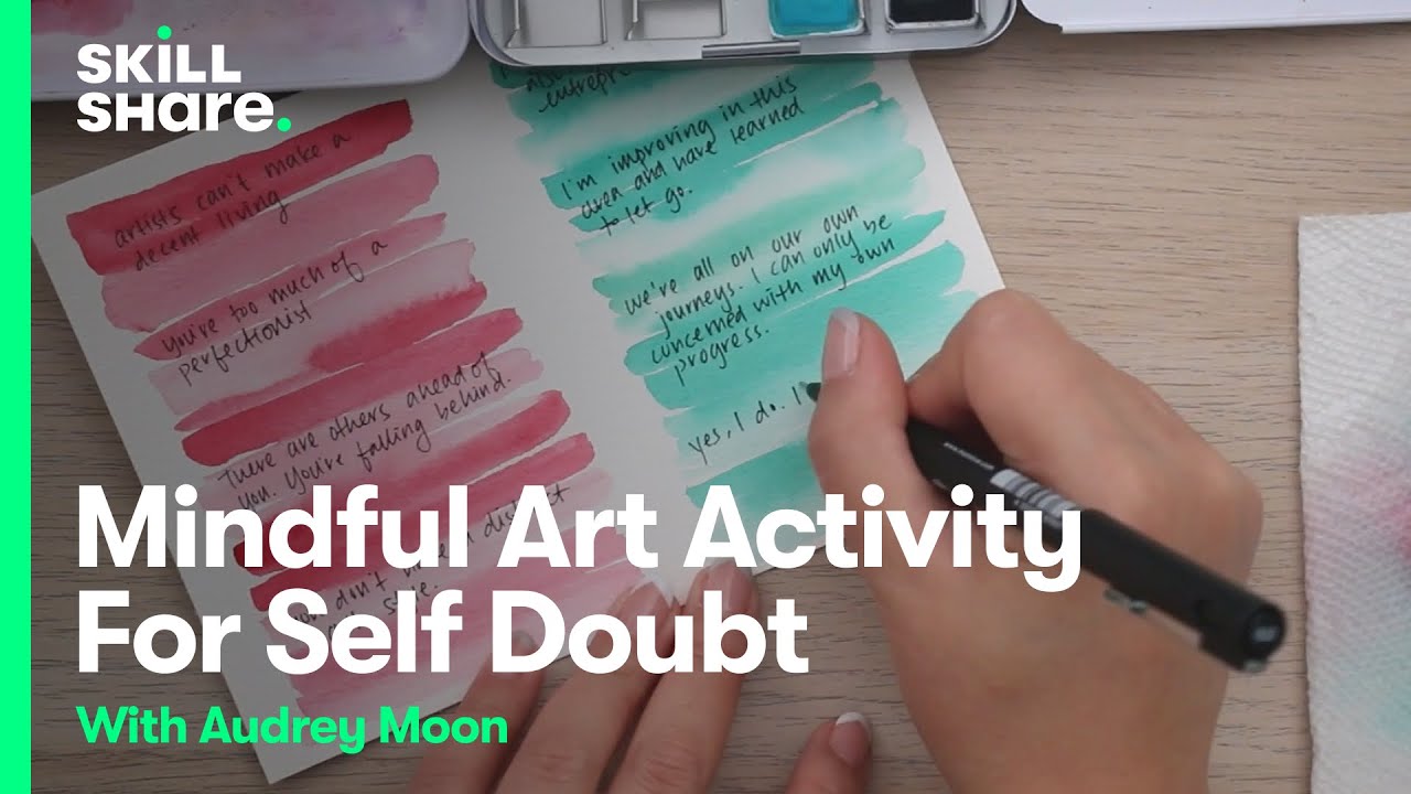 Reduce Negative Thoughts with this Mindful Art Exercise