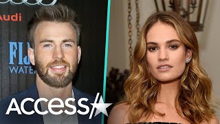 Chris Evans & Lily James Step Out In London