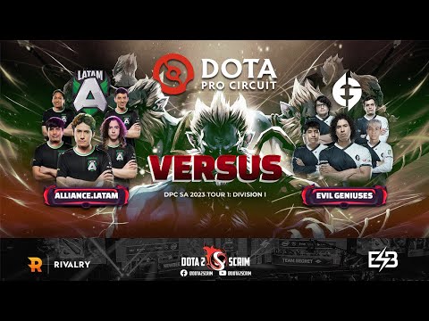 Alliance.Latam vs Evil Geniuses - DPC SA 2023 Tour 1: Division I - Game Highlights - BO3