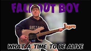 Fall Out Boy - What A Time To Be Alive  [Bass Cover]