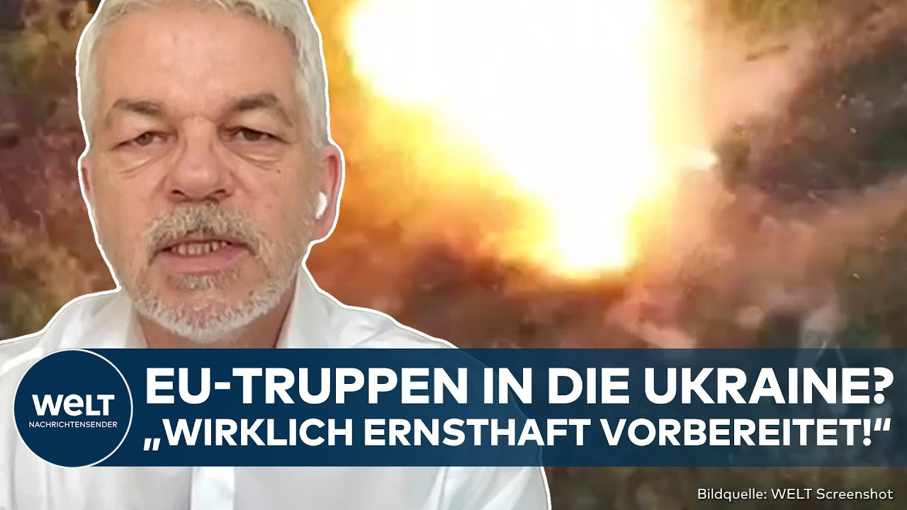 PUTINS KRIEG: Nun also doch Truppen der EU in Ukraine? Signal an USA! Militär-Experte packt aus
