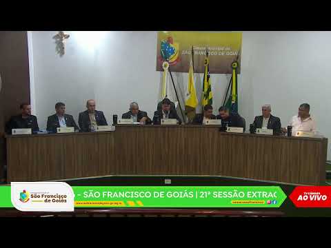 21ª SESSÃO EXTRAORDINÁRIA DE 2026 - SÃO FRANCISCO DE GOIÁS