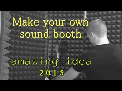 How to build home recording studio / make your own portable sound booth