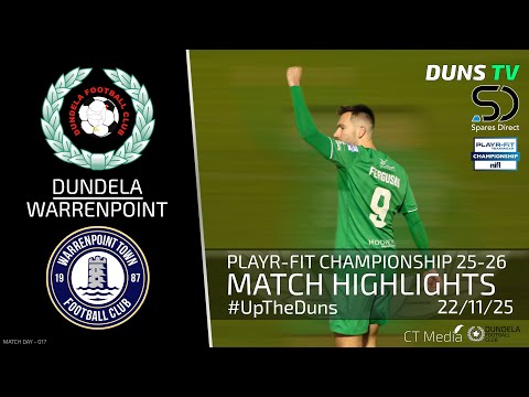 Match Highlights - Dundela Vs Warrenpoint Town - 22nd November 2025