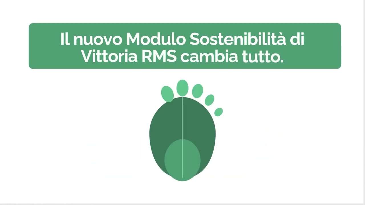 Video di presentazione del modulo Sostenibilità Vittoria RMS
