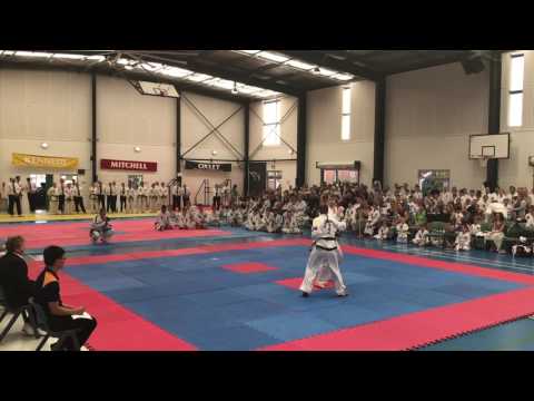 Prearranged Free Sparring by "Team Brown", Bai Rui Nationals