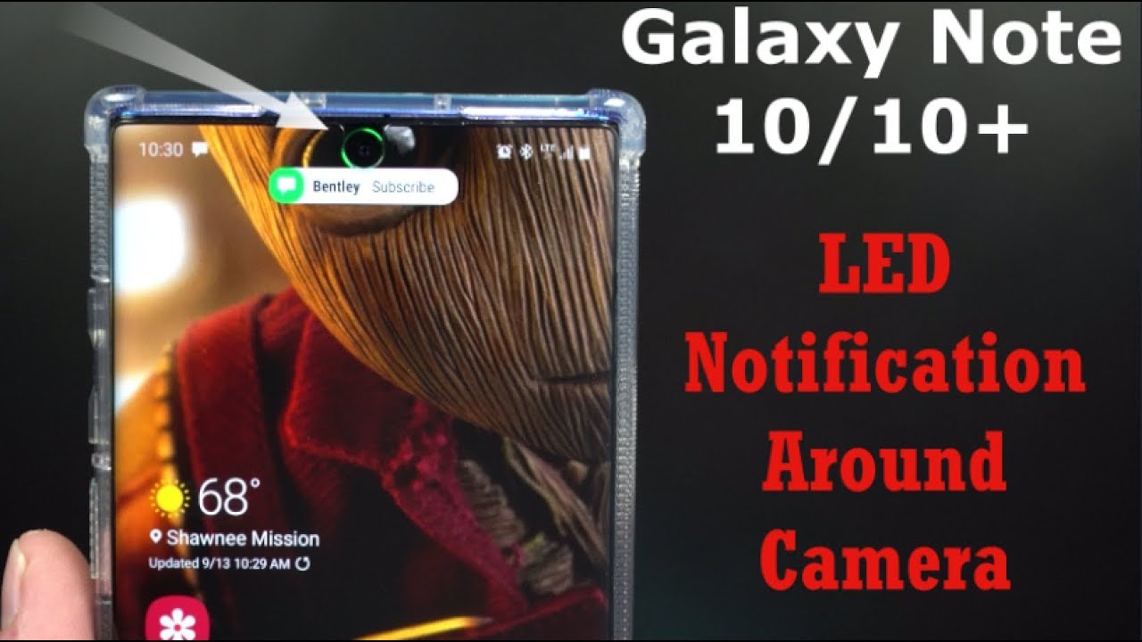 Official LED Notification Light Around Camera | Galaxy Note 10/10+