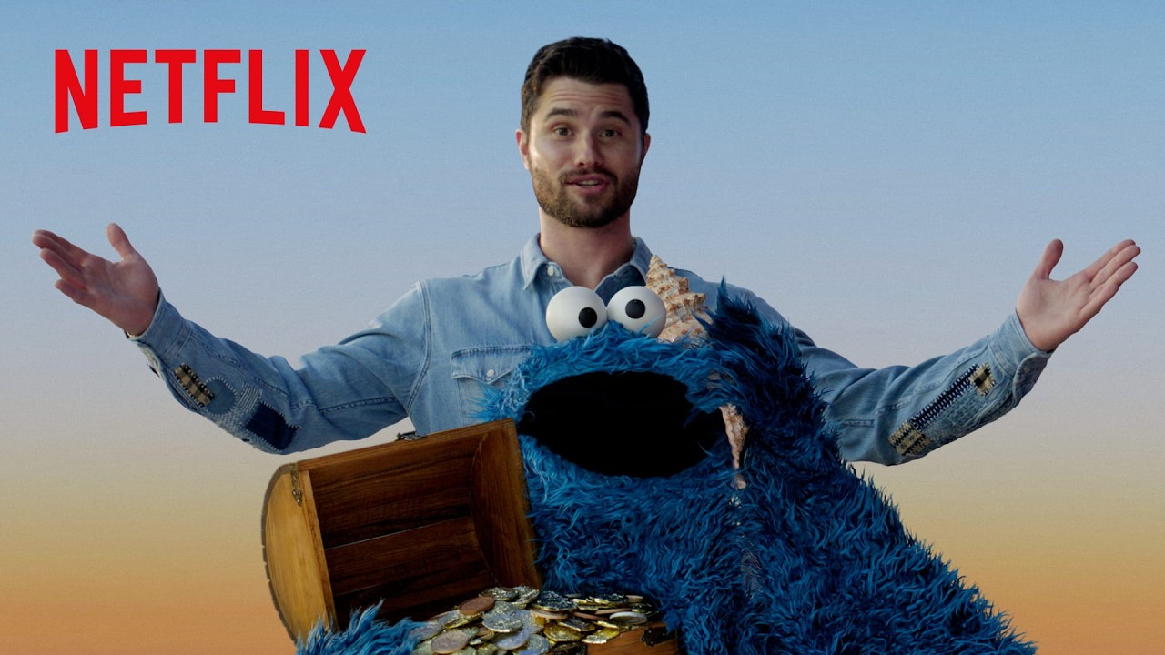 Chase Stokes Initiates Cookie Monster as a Pogue | Sesame Street | Netflix