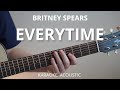 Everytime - Britney Spears (Karaoke Acoustic Guitar)