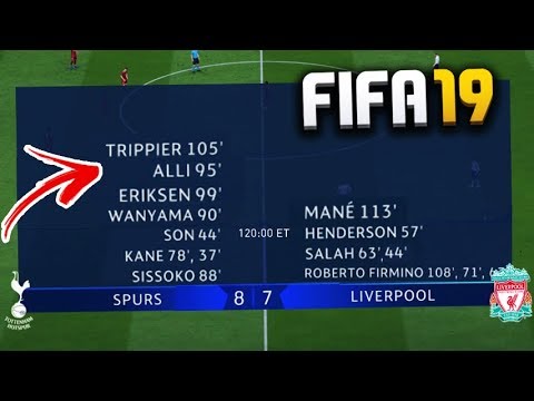 SIMULATING THE 2019 CHAMPIONS LEAGUE FINAL 10X TIMES!! - SPURS VS LIVERPOOL UCL FINAL FIFA 19