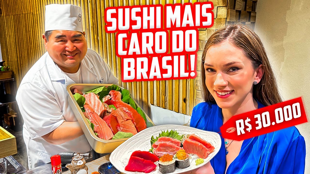 COMI NO NOVO RESTAURANTE JAPONÊS MAIS CARO DO BRASIL! 30.000 REAIS!