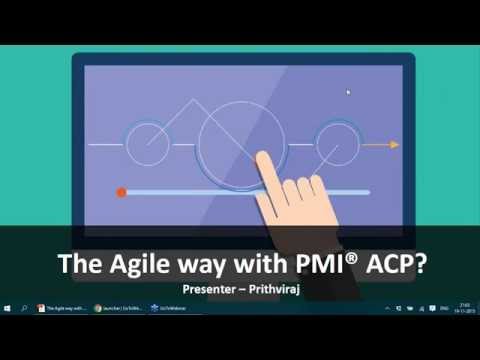 PMI ACP Tutorial Part 1 | PMI ACP Exam Tutorial for Beginners 1 | PMI Agile Certification