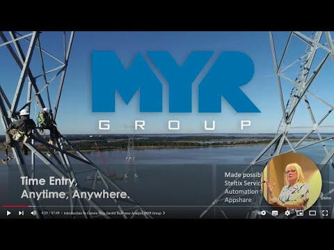 MYR Group and Steltix Appshare - Success Story at Quest Blueprint 4D 2022