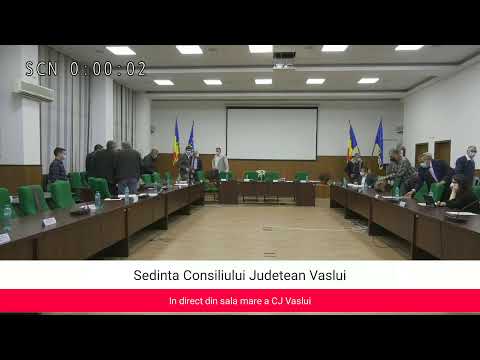 Sedinta CJ Vaslui