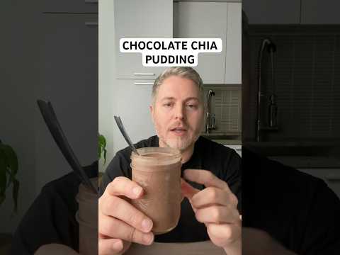 Delicious chocolate Chia seed pudding recipe.