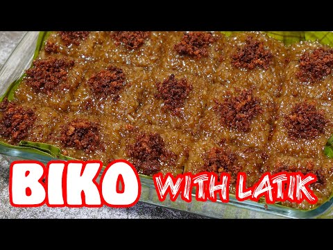BIKO with LATIK Recipe PINA SIMPLY AT MAS PINASARAP!